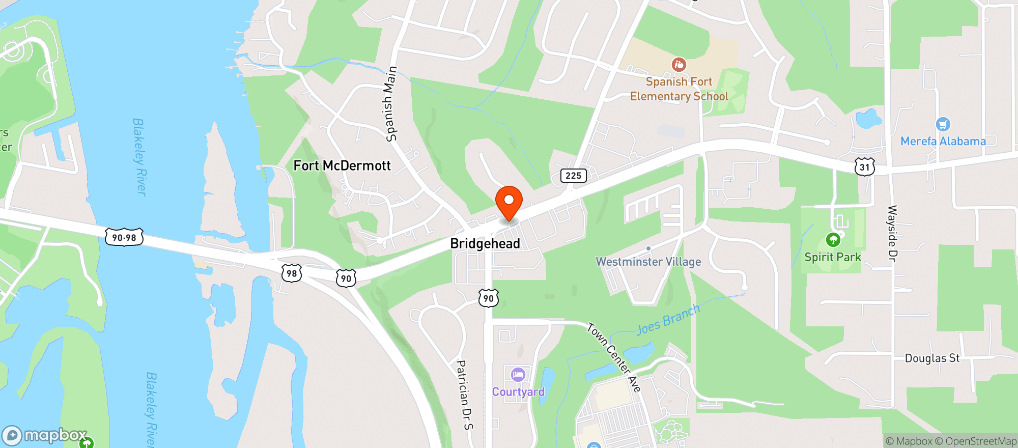 Map showing Piggly Wiggly #unk