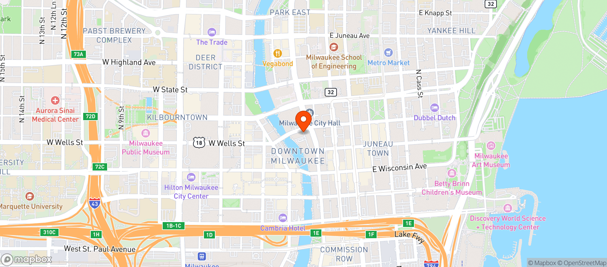 Map showing Safe House