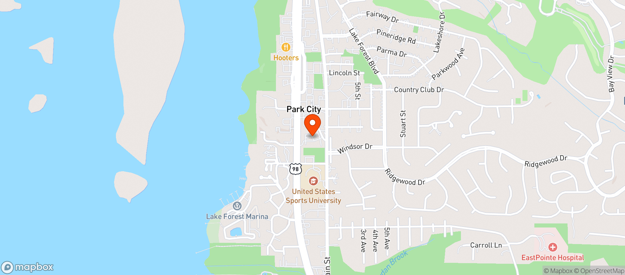 Map showing Legacy Spirits #2