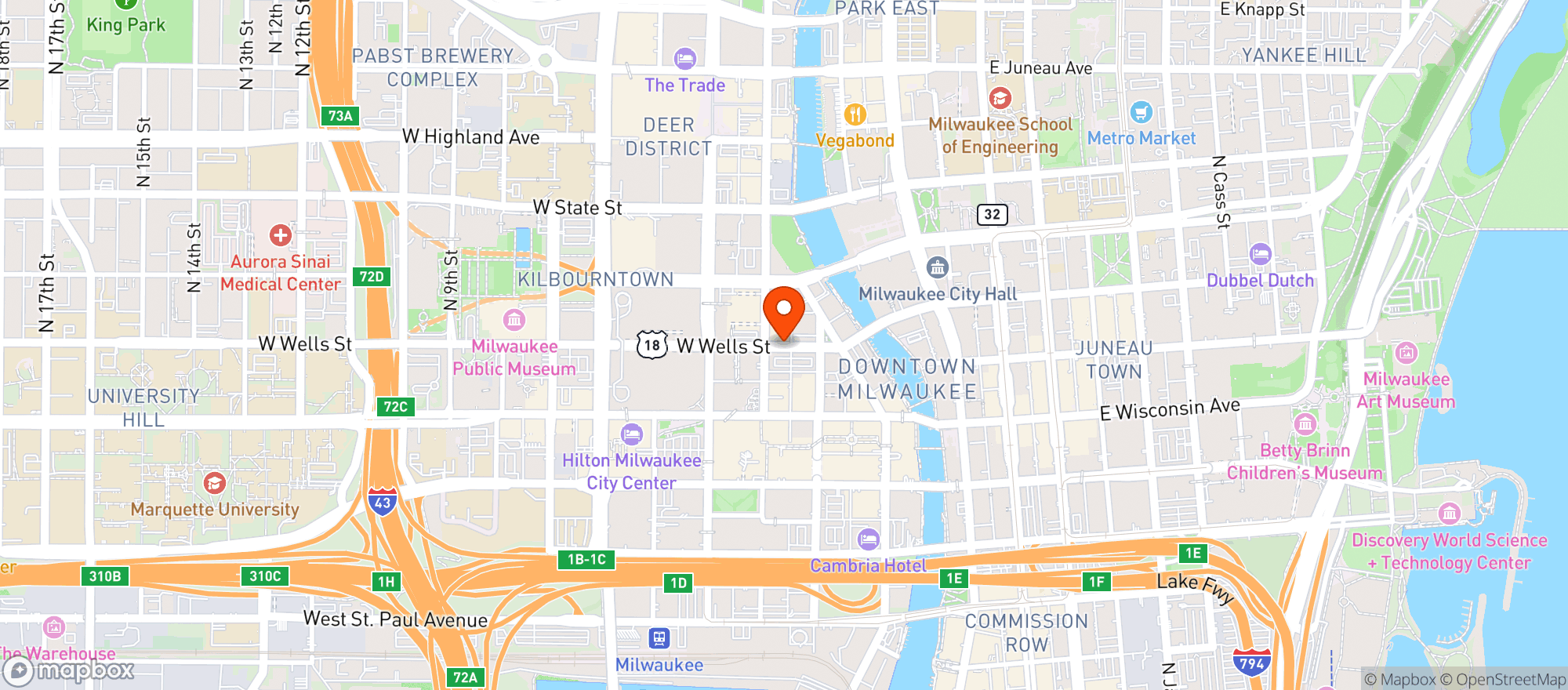 Map showing Beer District