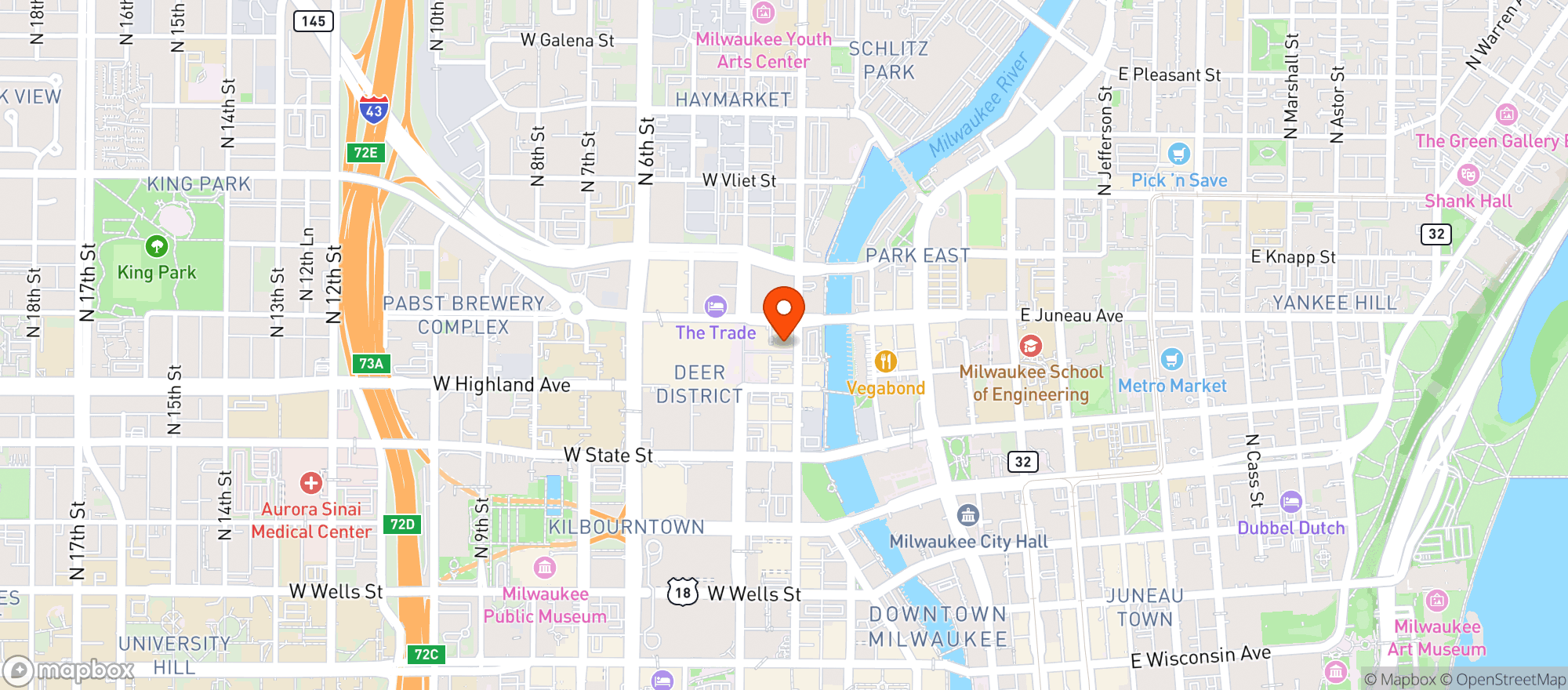 Map showing Lp Mike