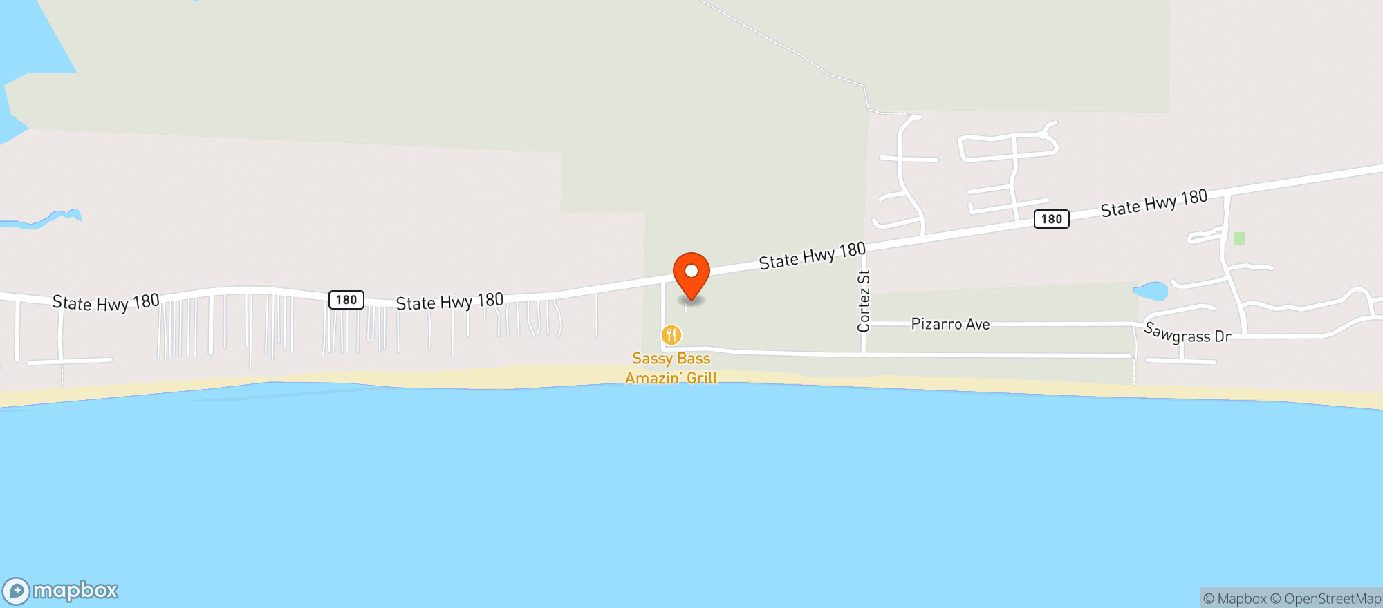 Map showing Sassy Bass Market