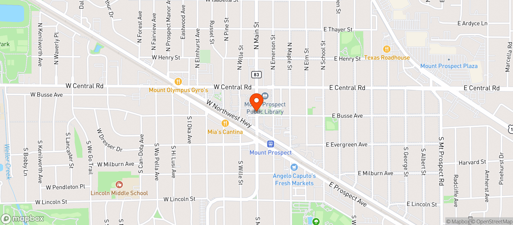 Map showing Station 34