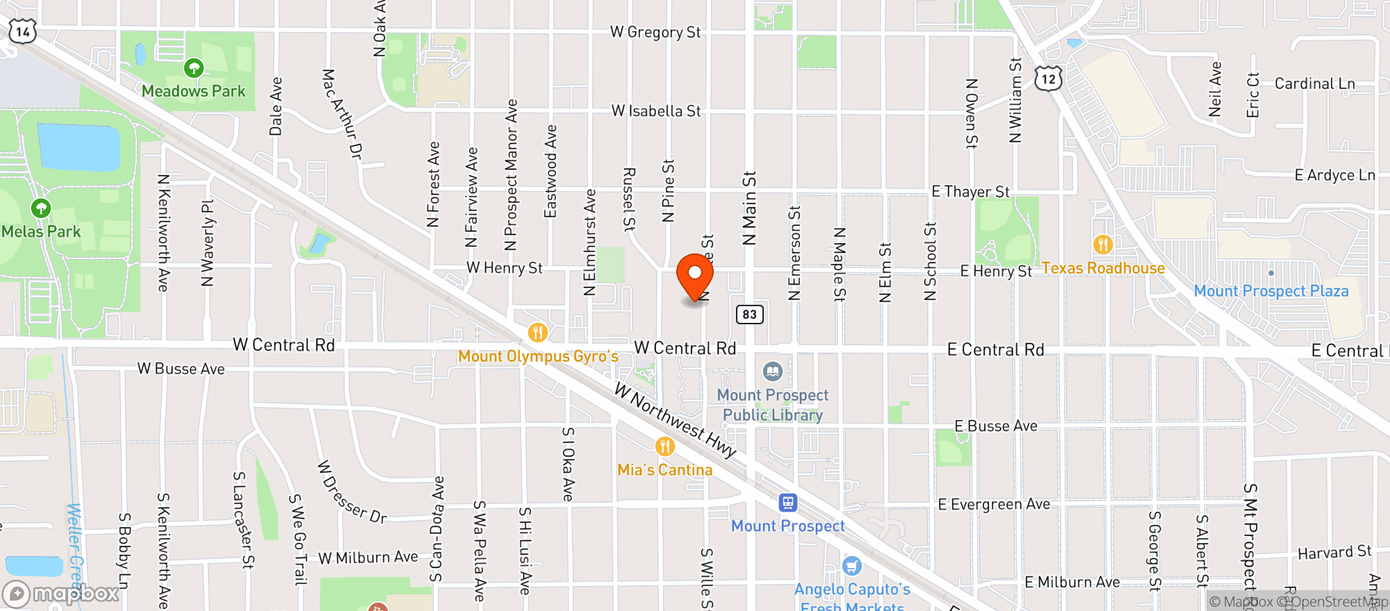 Map showing The Scout Waterhouse + Kitchen