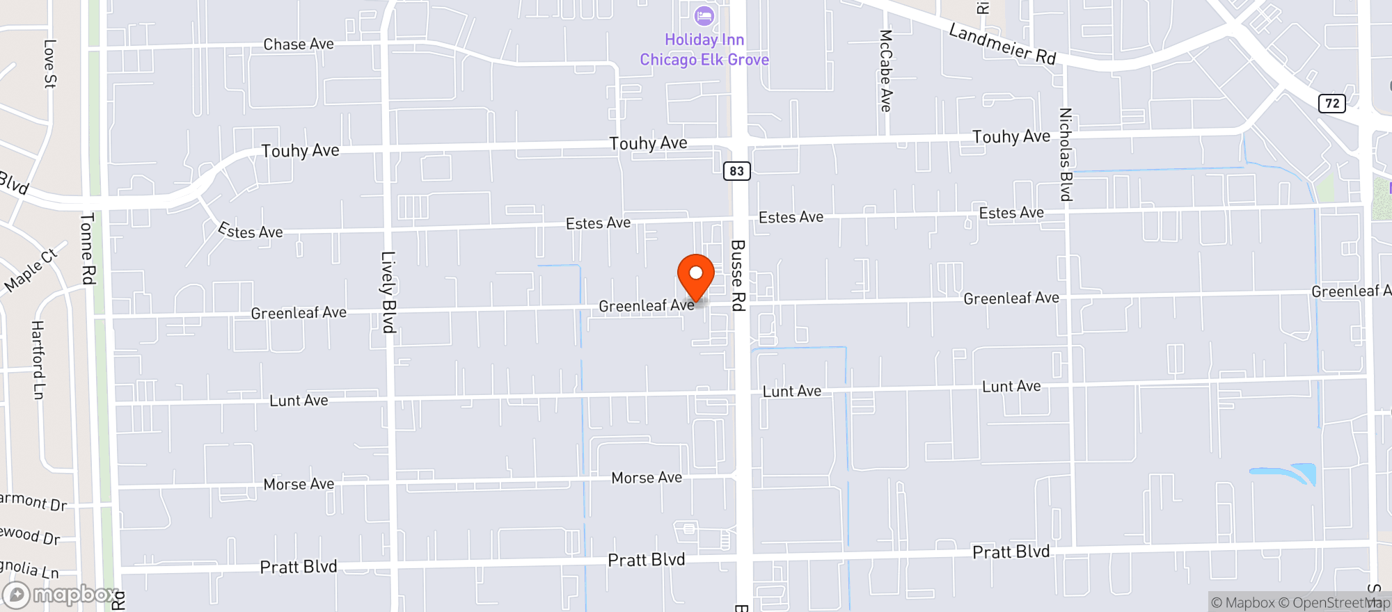 Map showing Ez Liquor