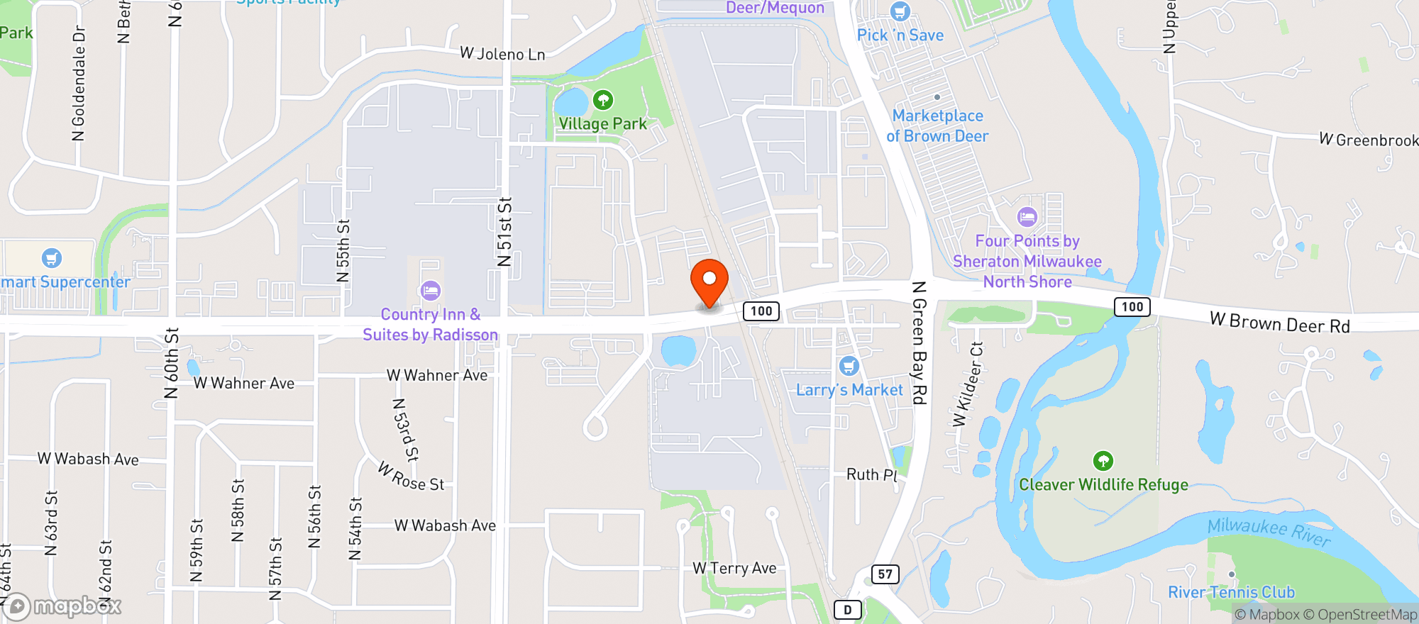 Map showing Ottos Wine & Spirits