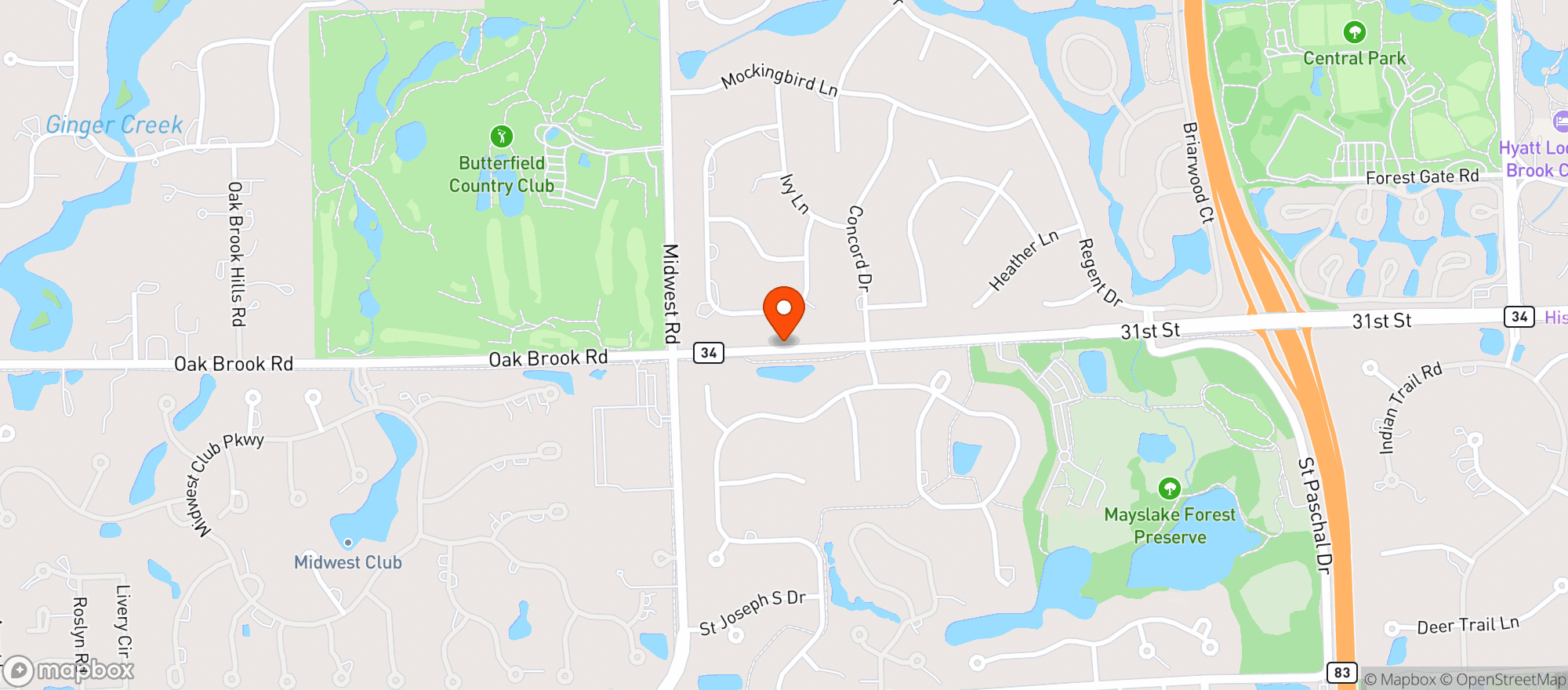 Map showing Puttshack