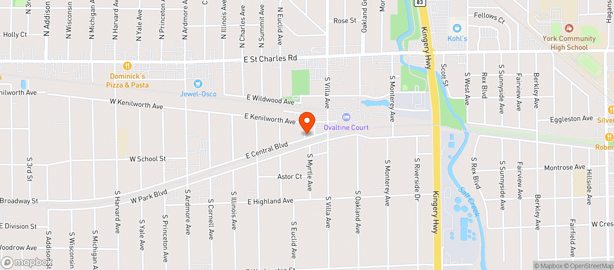 Map showing FUEL Villa