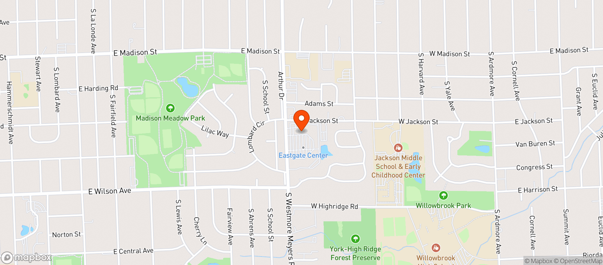 Map showing Prairie Food Co-op