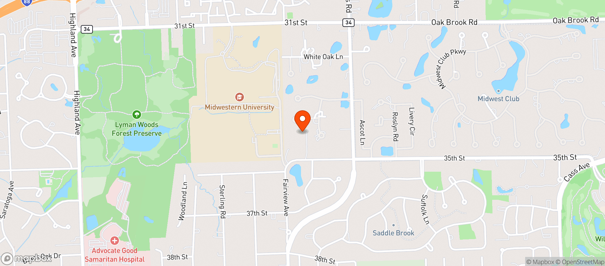 Map showing Kerwell Premium Cbd Shop