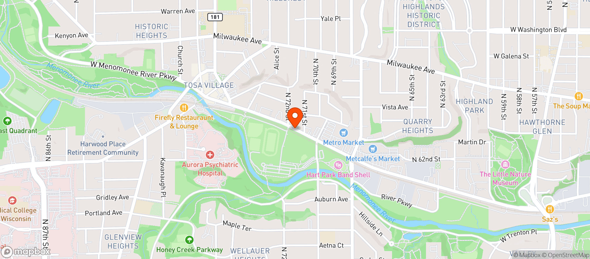 Map showing Hectors