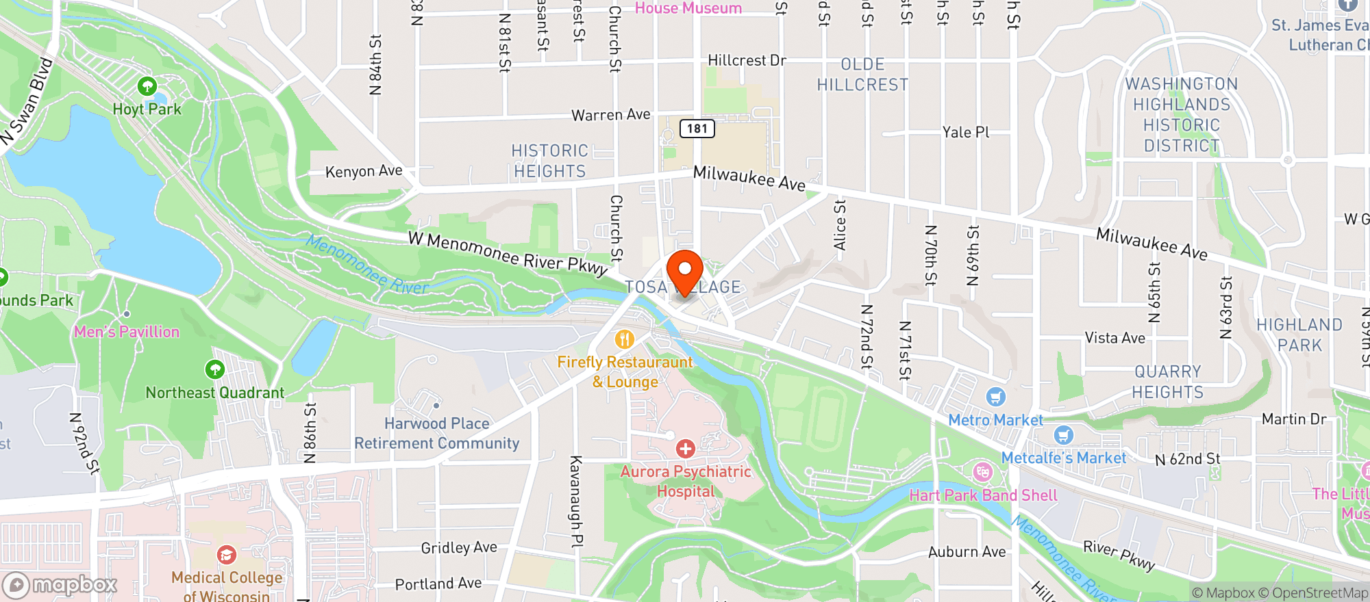Map showing Le Reve Patisserie & Cafe