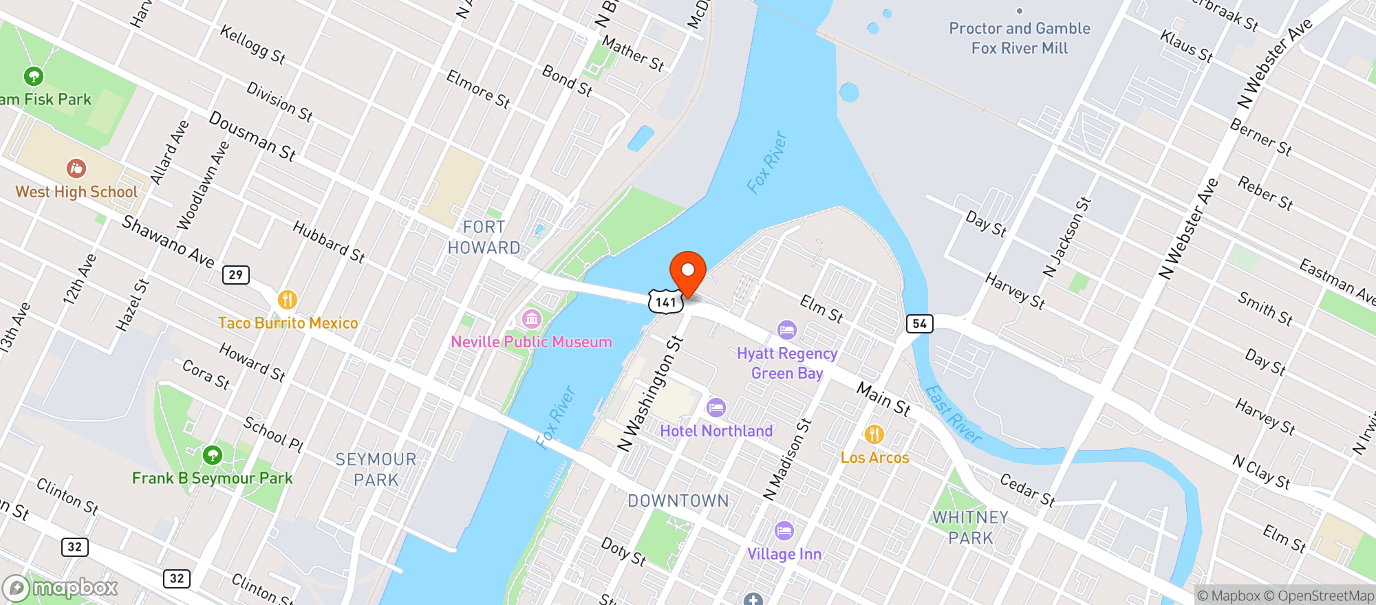 Map showing Crown + Common
