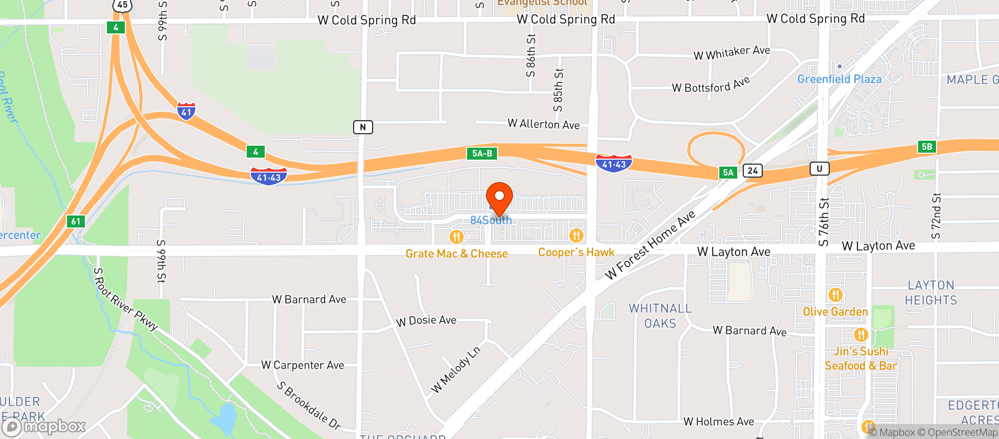 Map showing TOTAL WINE & MORE