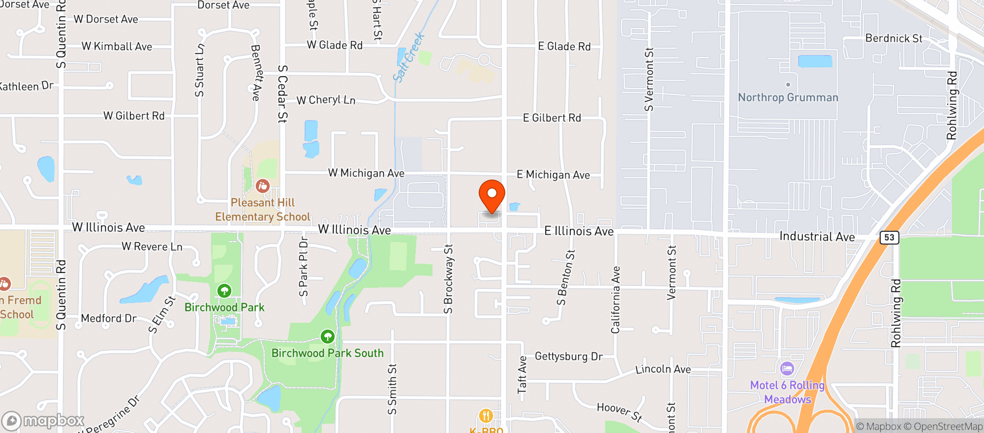 Map showing Armanettis Beer Wine & Spirits