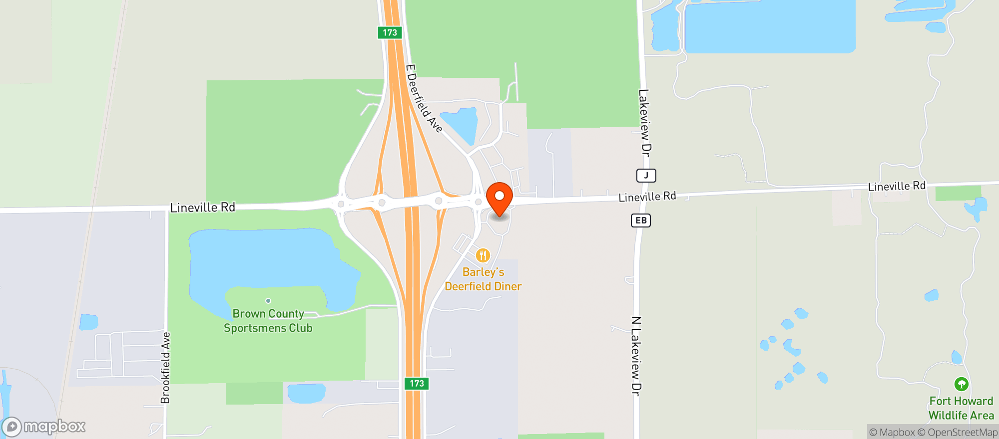 Map showing True North #821-Lineville Rd-Gb