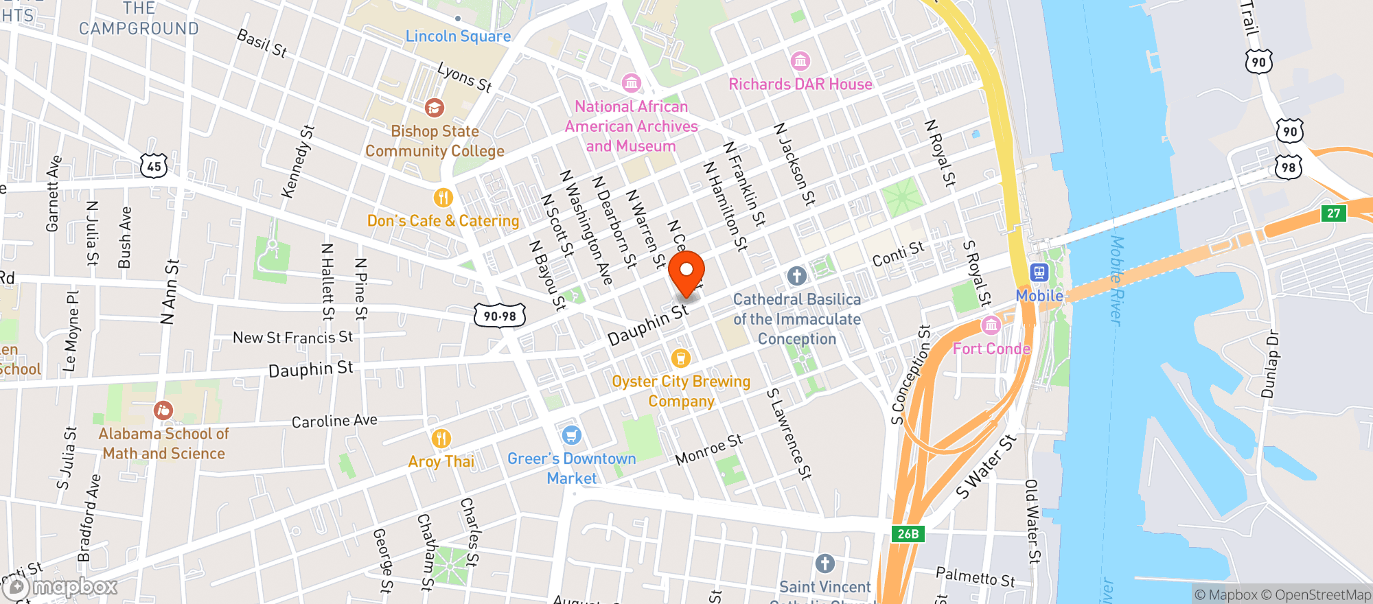 Map showing Odalys Pub