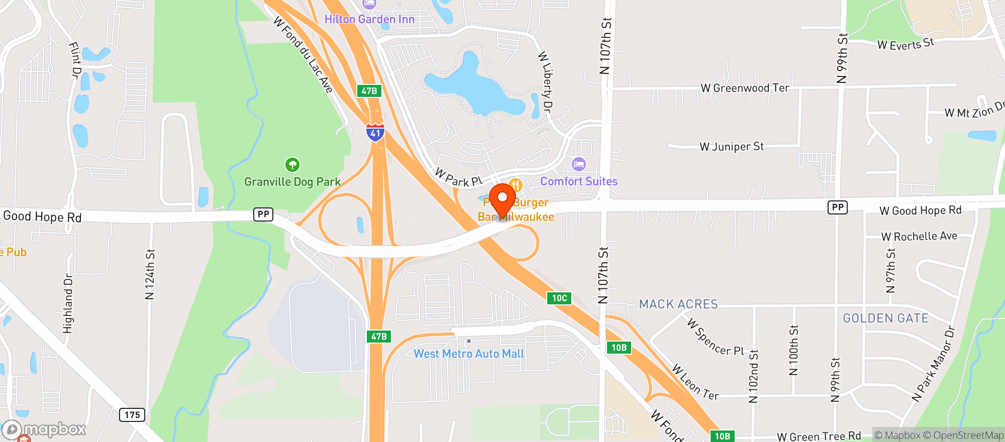 Map showing Ivr Bar