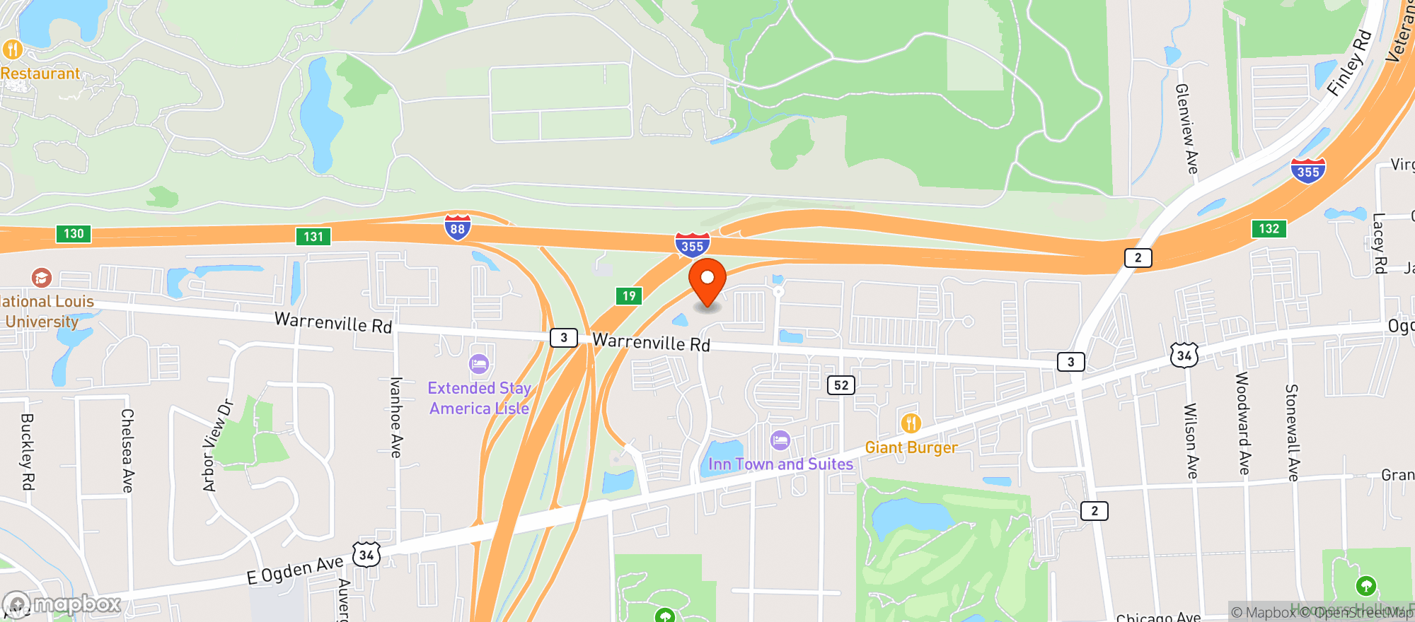 Map showing Fresh Thyme - HQ