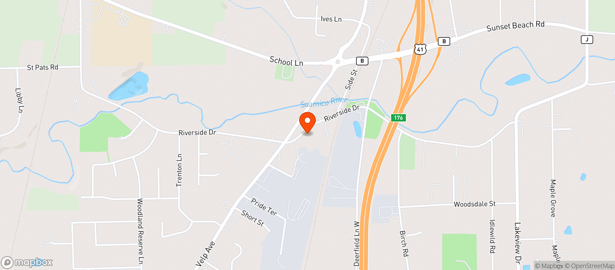 Map showing Fourway Bar