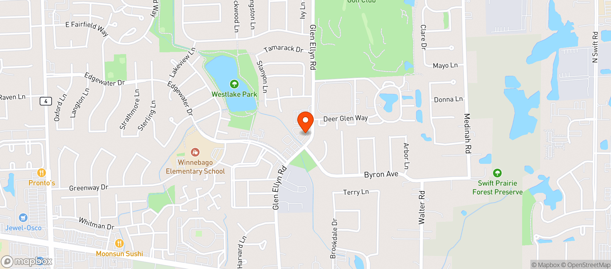 Map showing PIK N GO LIQUOR
