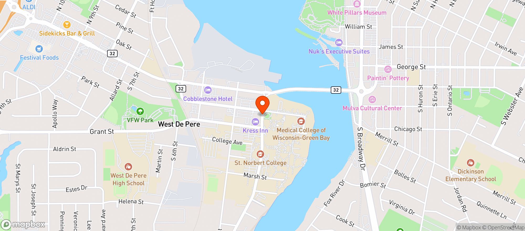 Map showing Wine Cellar The