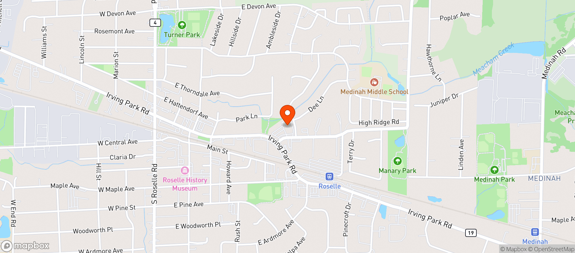 Map showing Payless Tobacco & Liquor