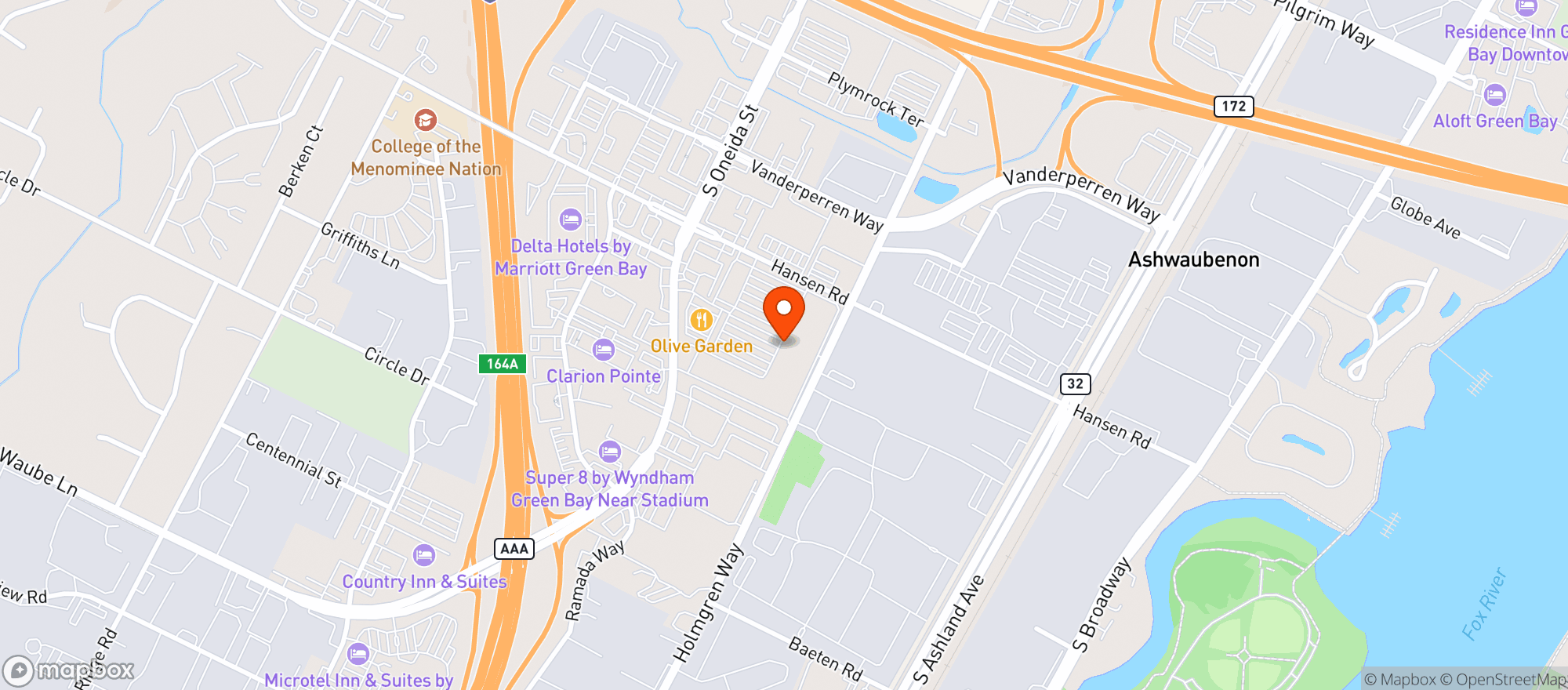 Map showing Fresh Thyme