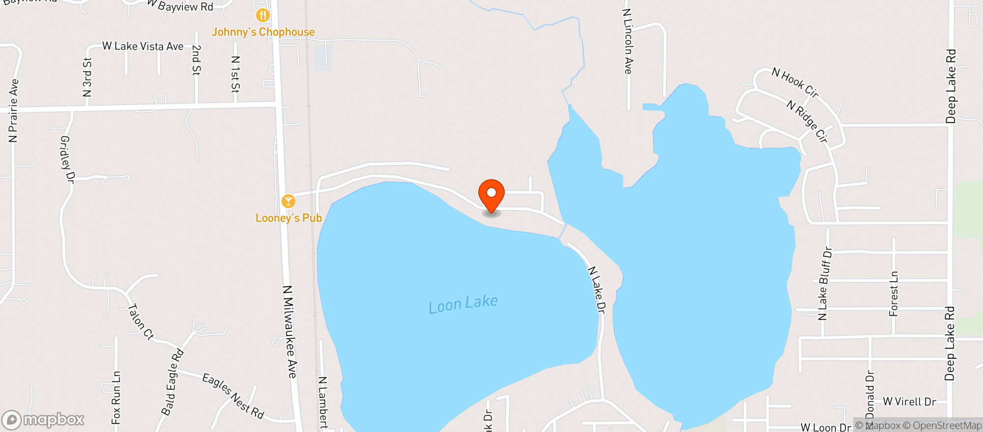 Map showing The Majestic