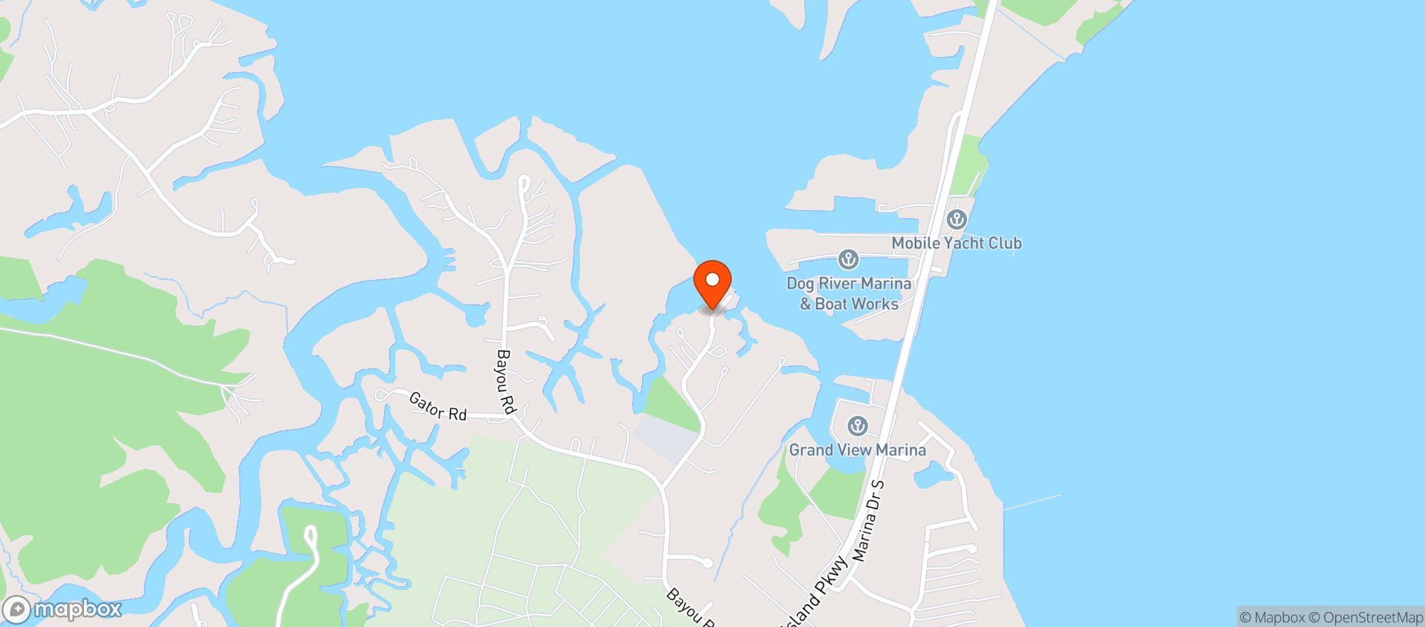 Map showing The Grand Mariner Restaurant