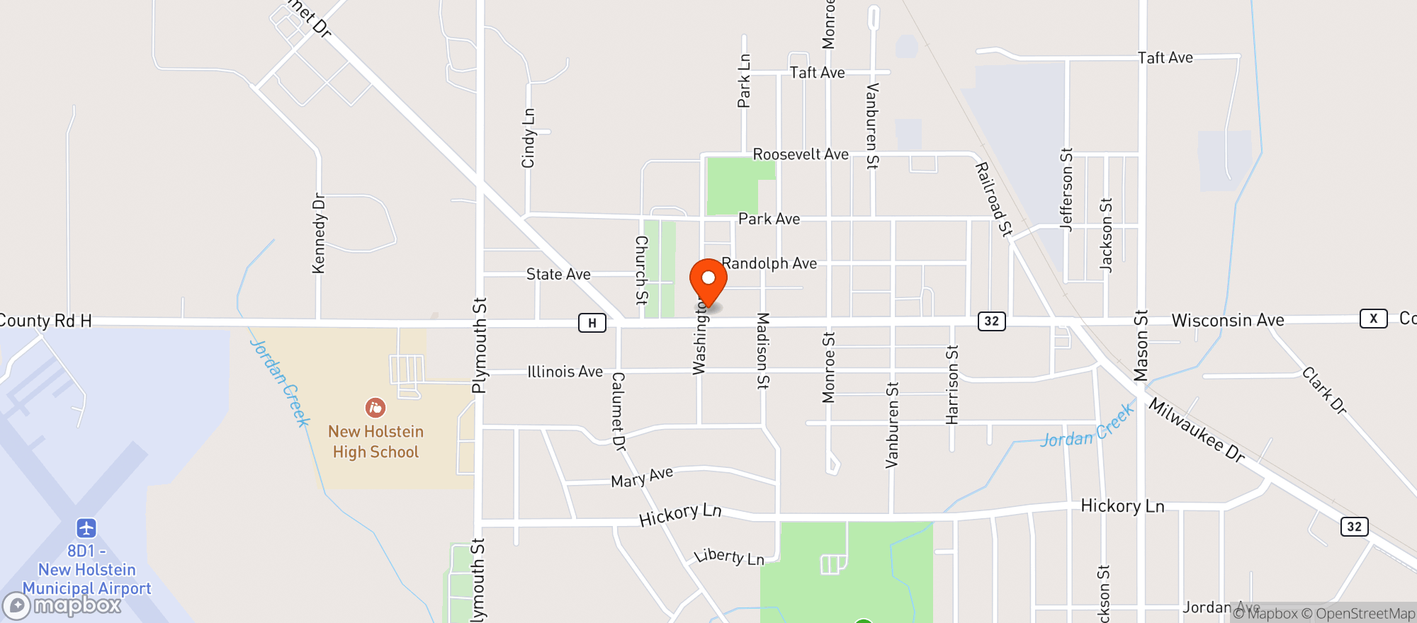Map showing The Refinery Wellness Studio