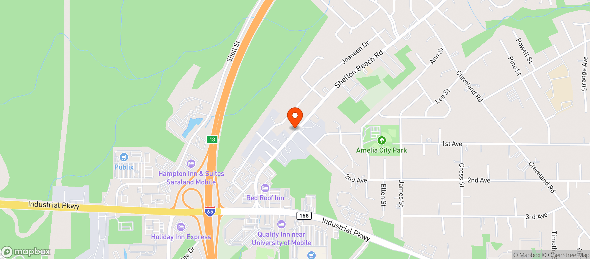 Map showing All Stop