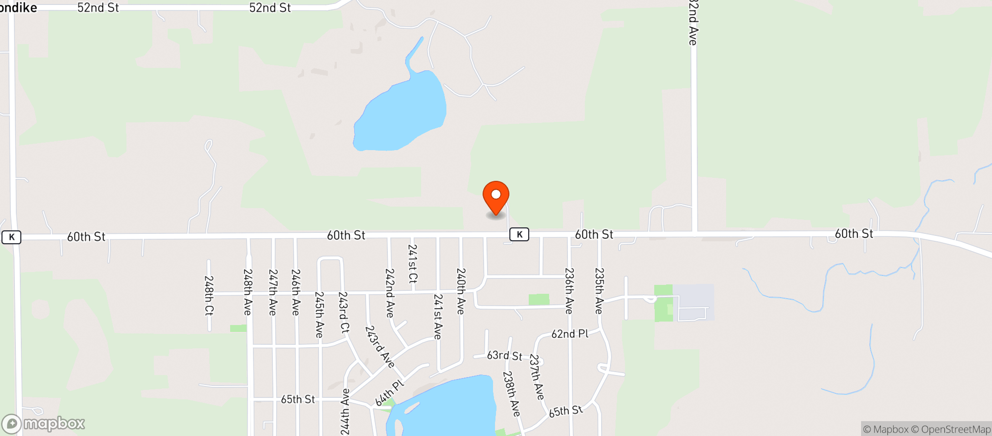 Map showing Wagners Bar