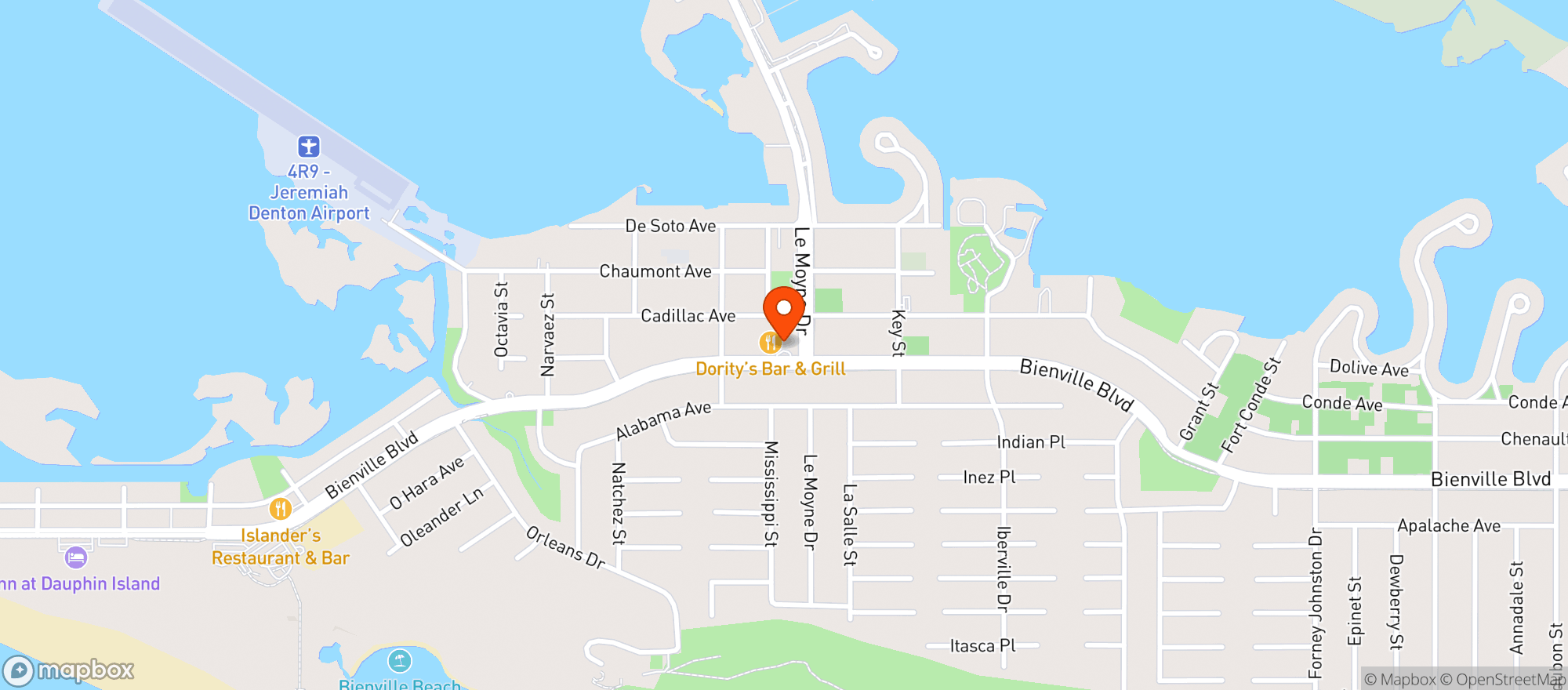 Map showing FOOD MART