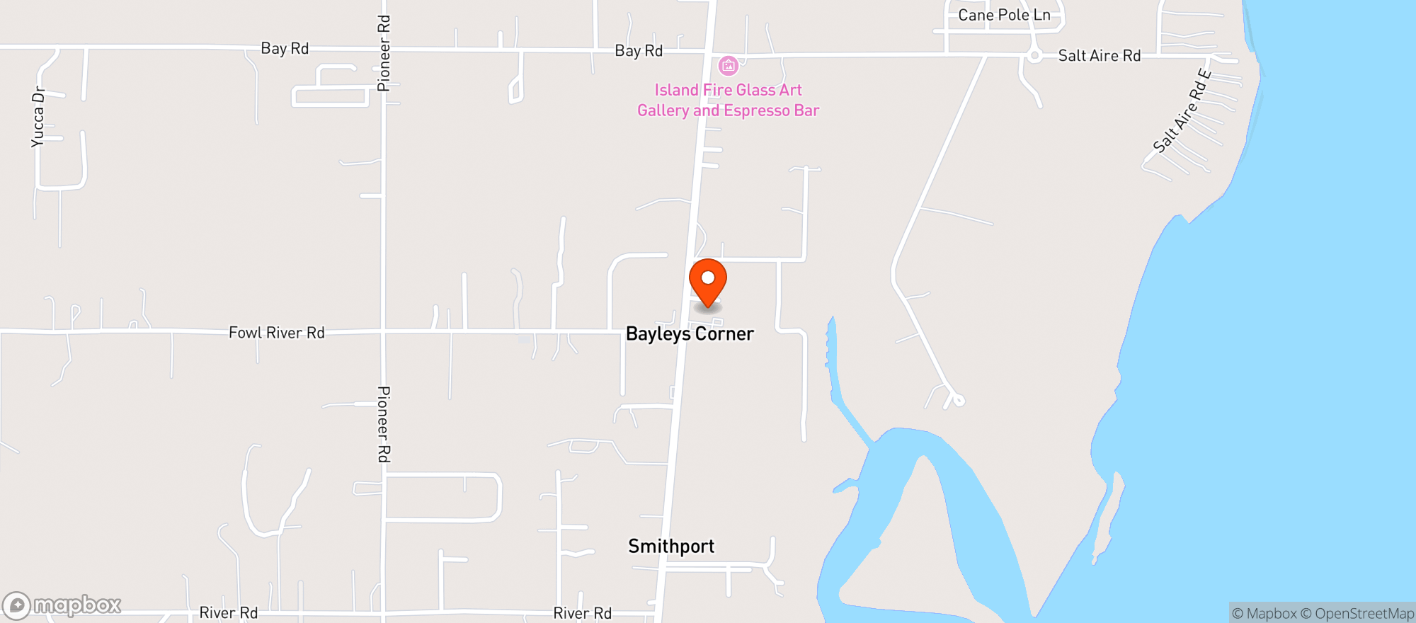 Map showing Greer's 28 Theodore