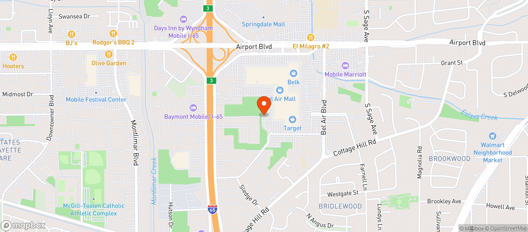 Map showing Gnc
