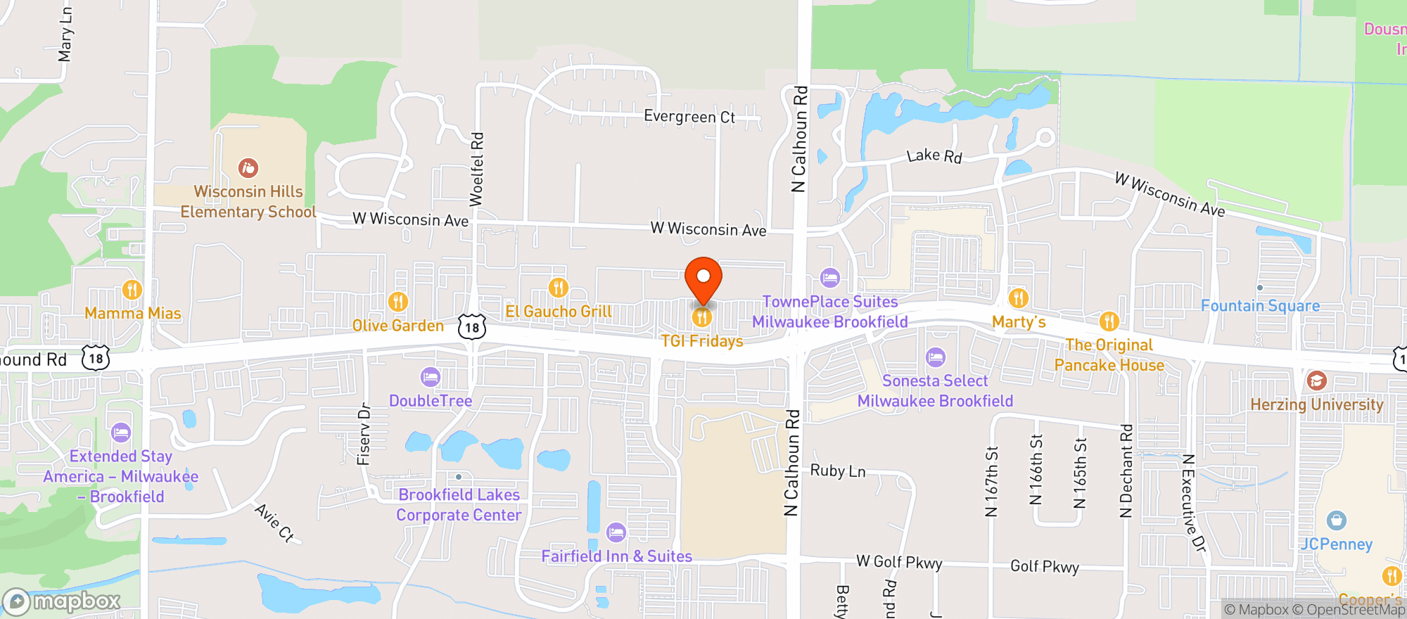 Map showing Total Wine & More