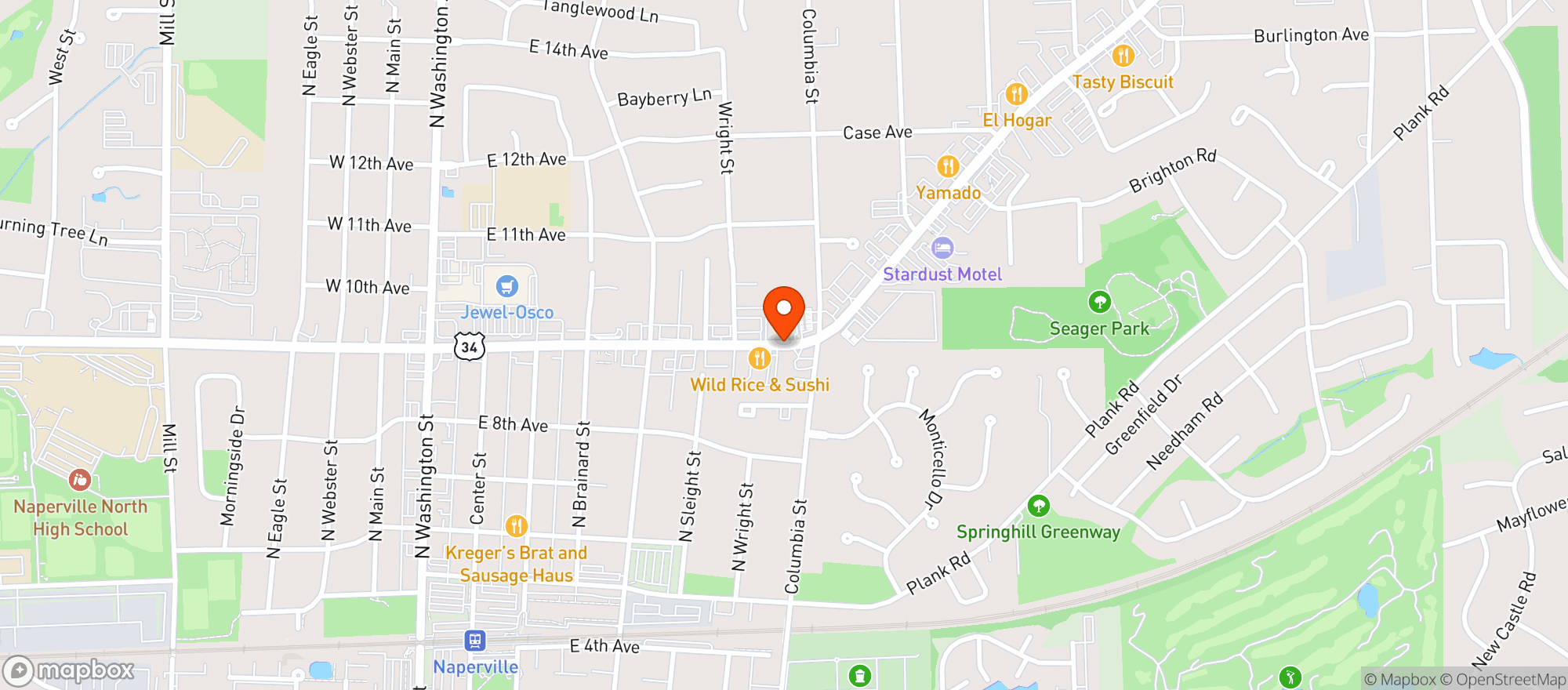 Map showing The Can Bar