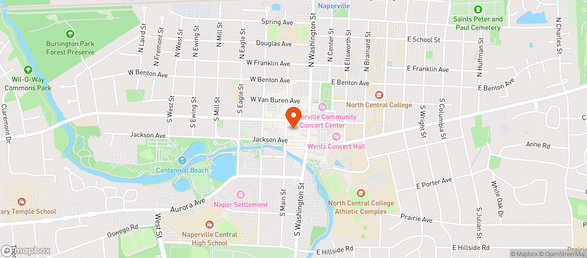 Map showing La Mom Kitchen