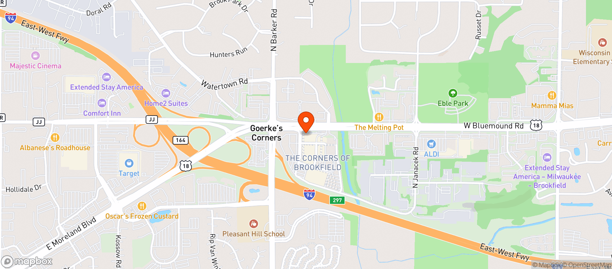 Map showing Sendiks Food Market