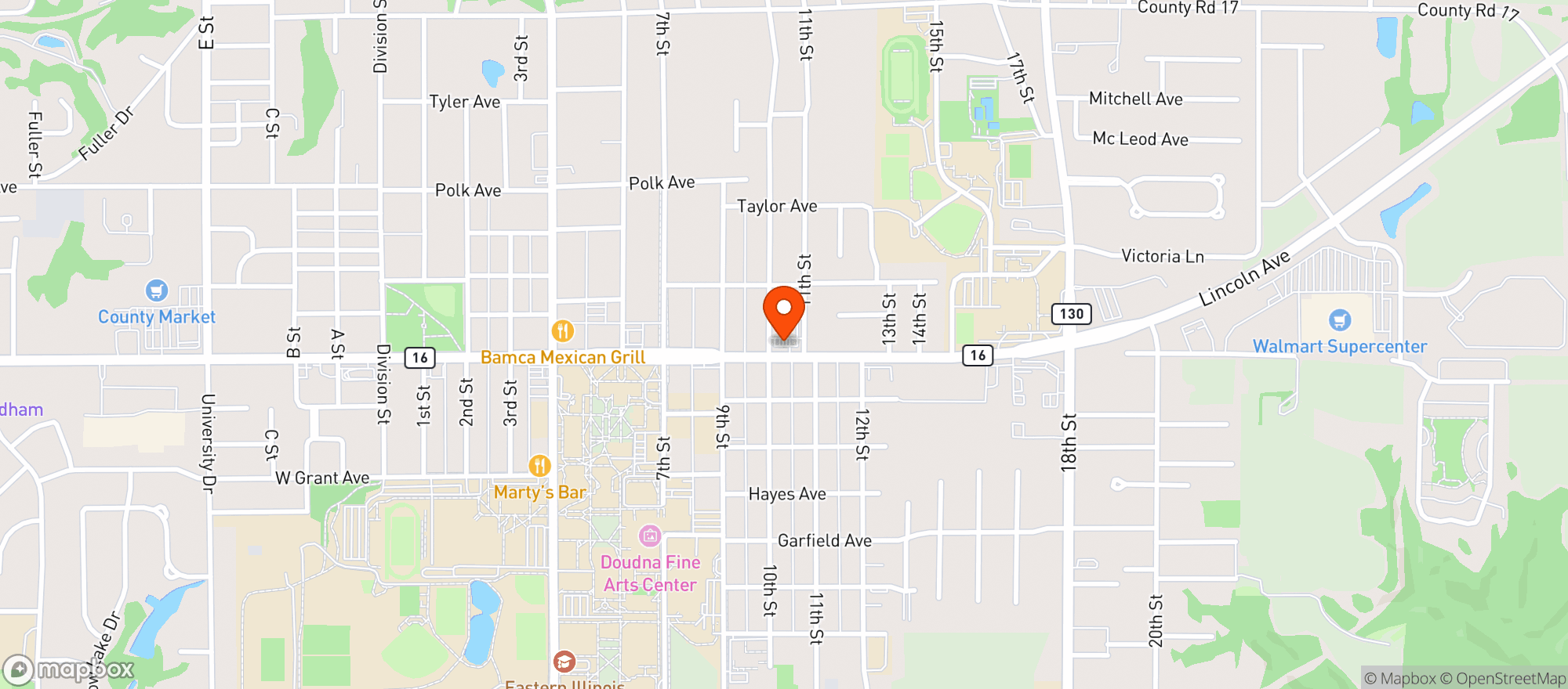 Map showing Panther Liquors