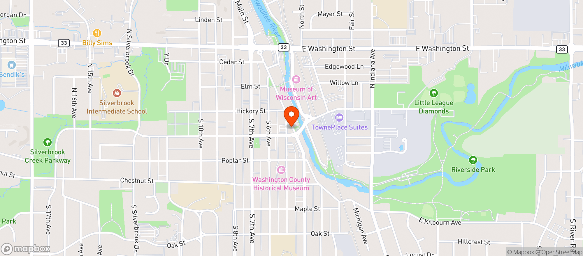 Map showing Casa Tequila