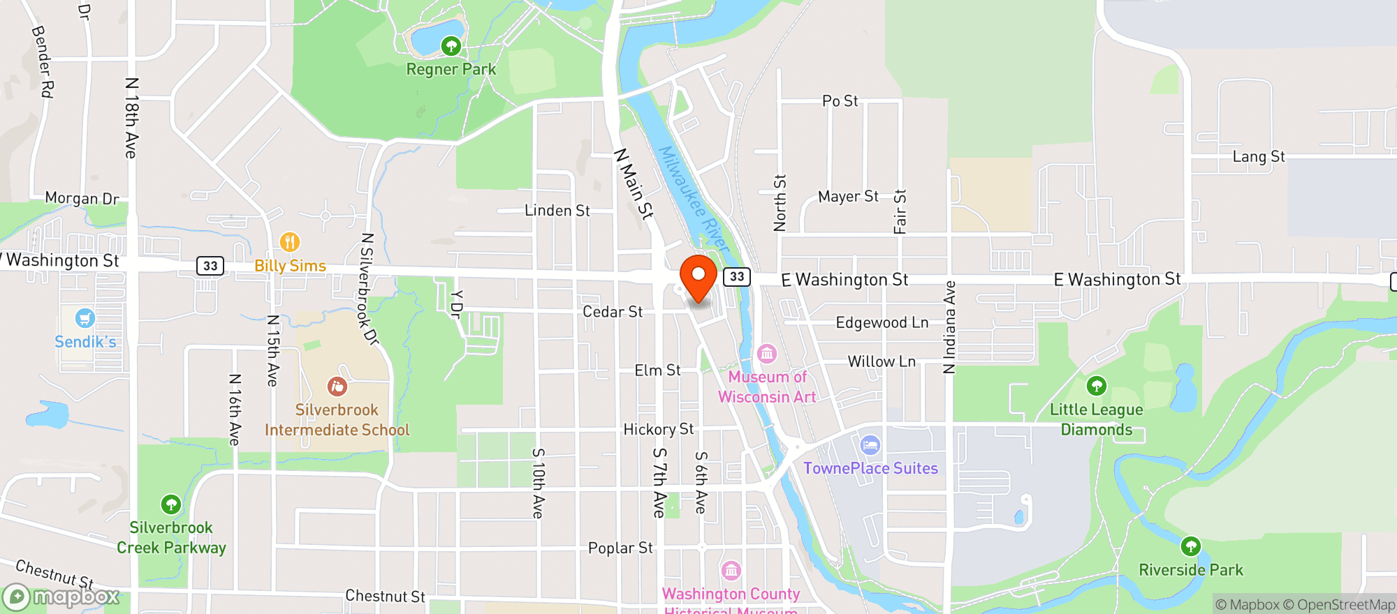 Map showing Dooley