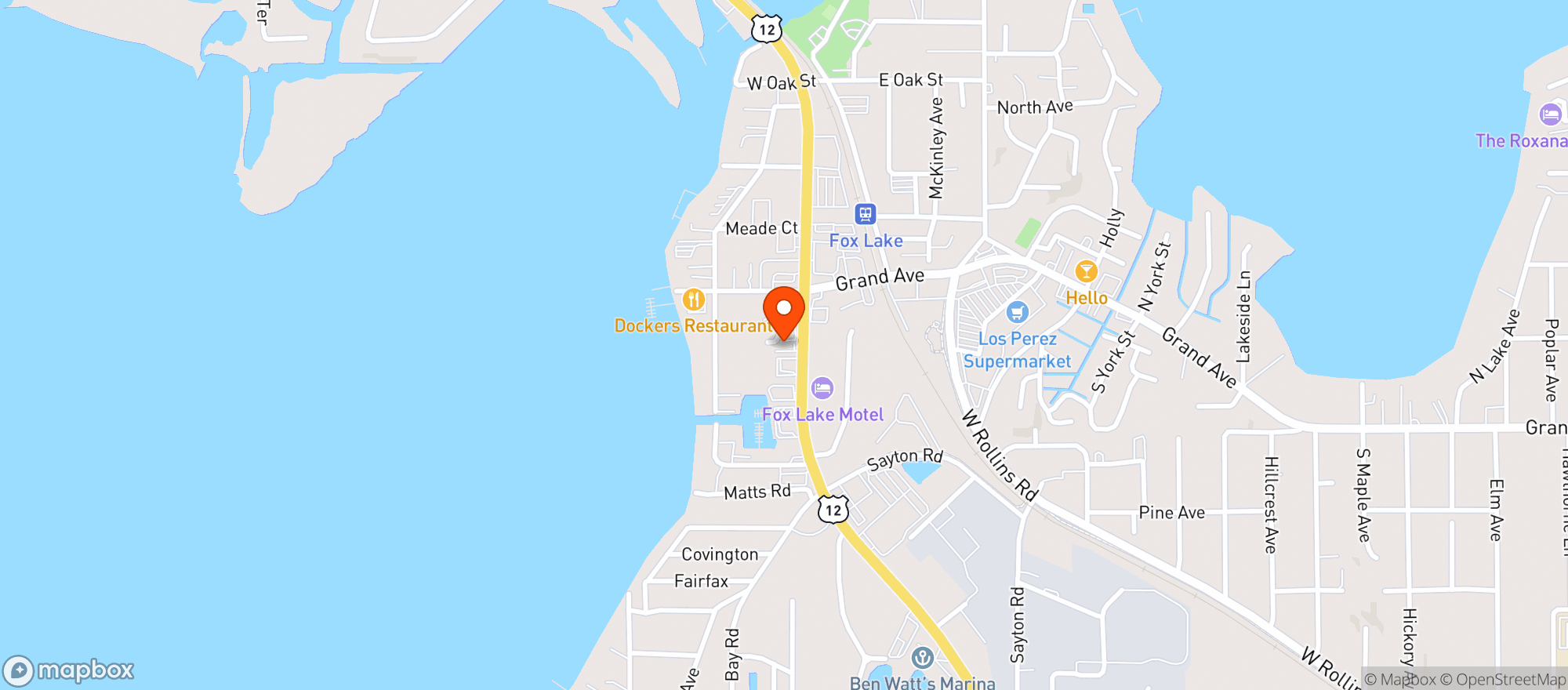 Map showing Puff N Sip