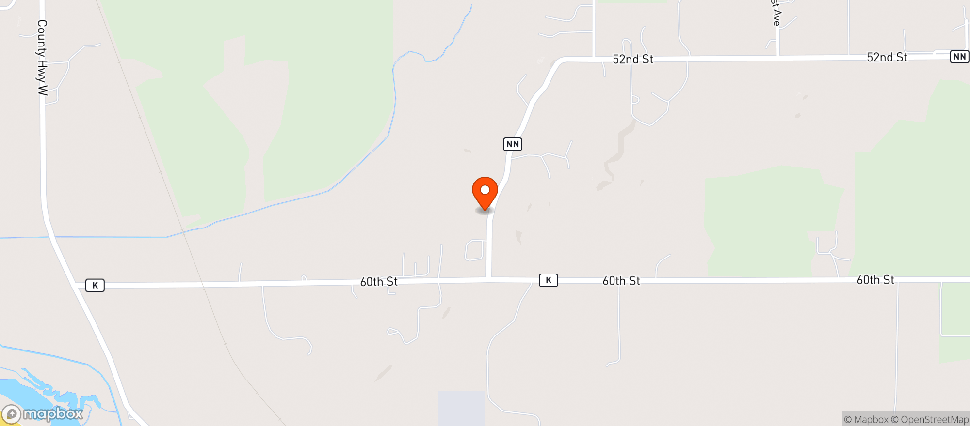 Map showing Stein Farms