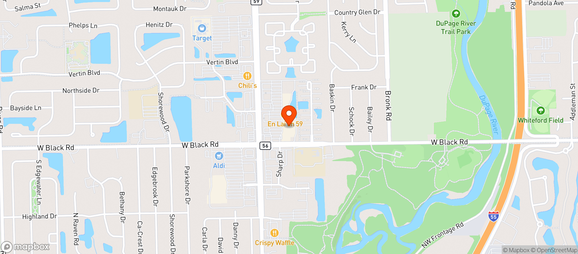 Map showing Mariano's shorewood