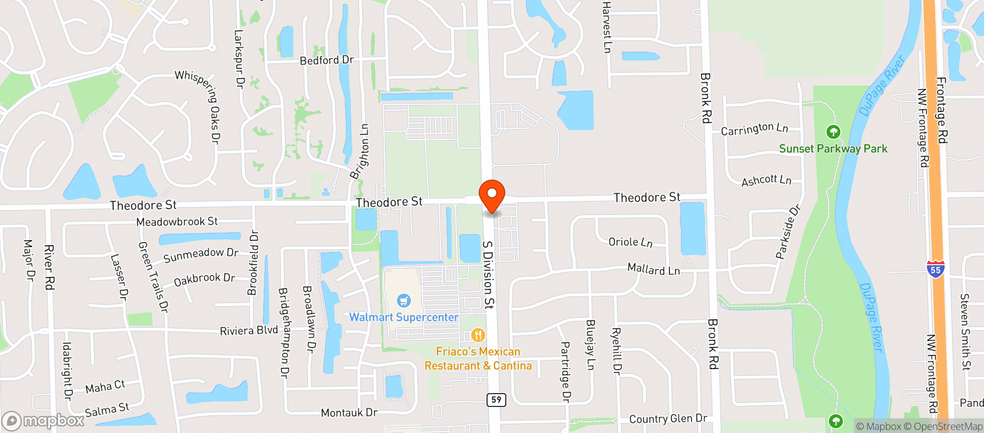 Map showing Family Liquor