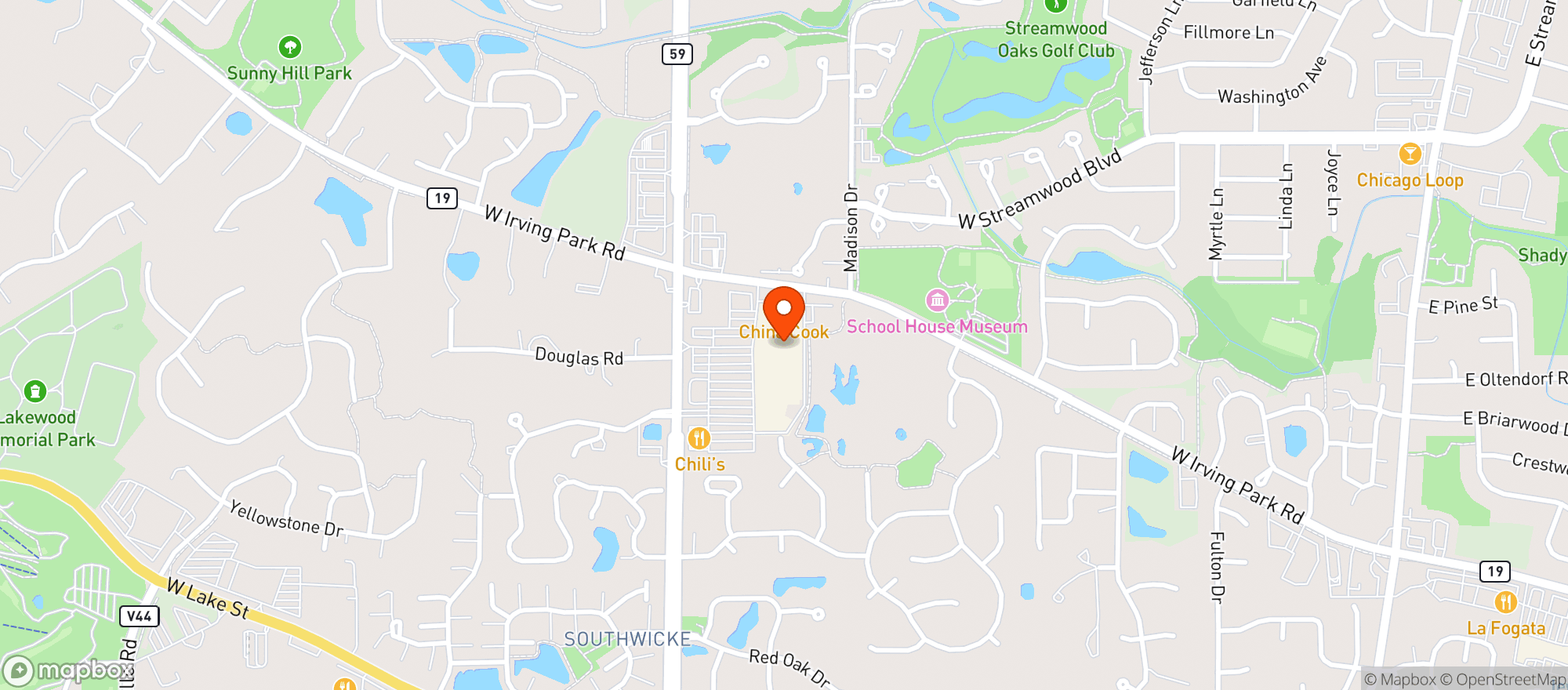 Map showing Target