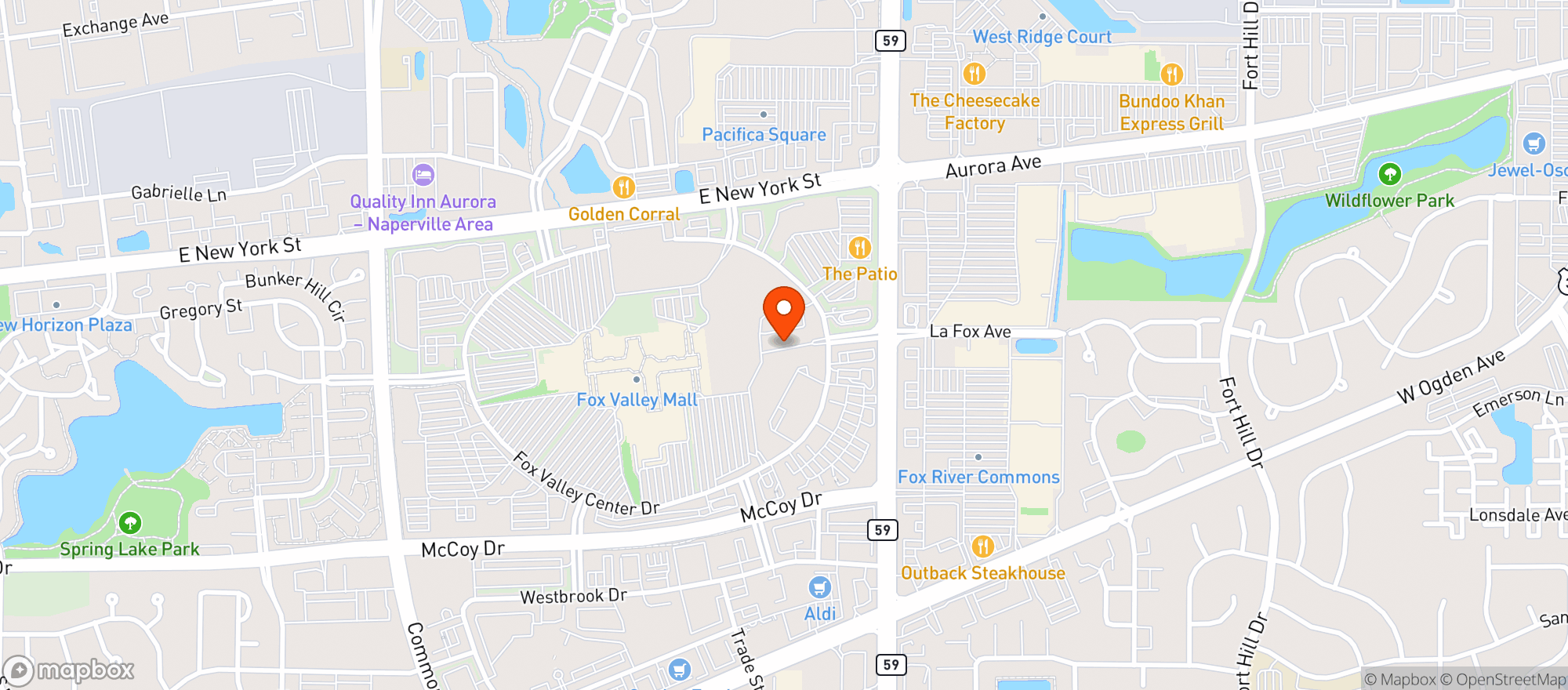 Map showing Tapville Social