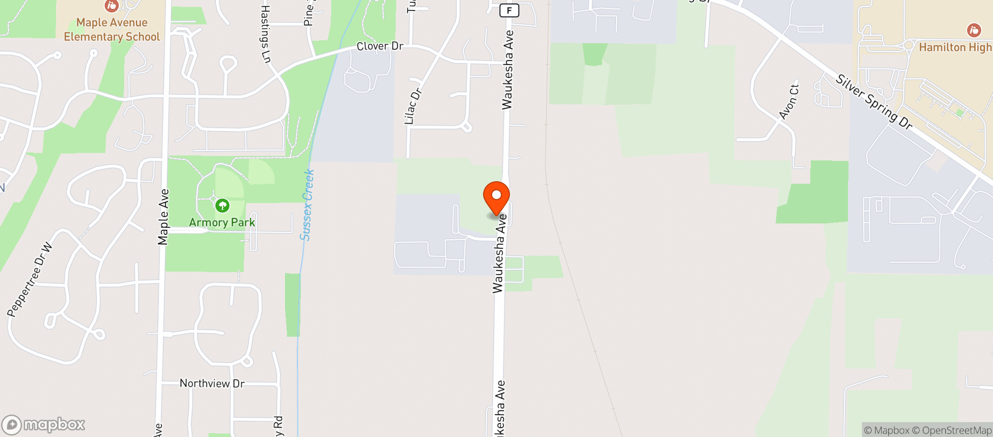 Map showing Mobil